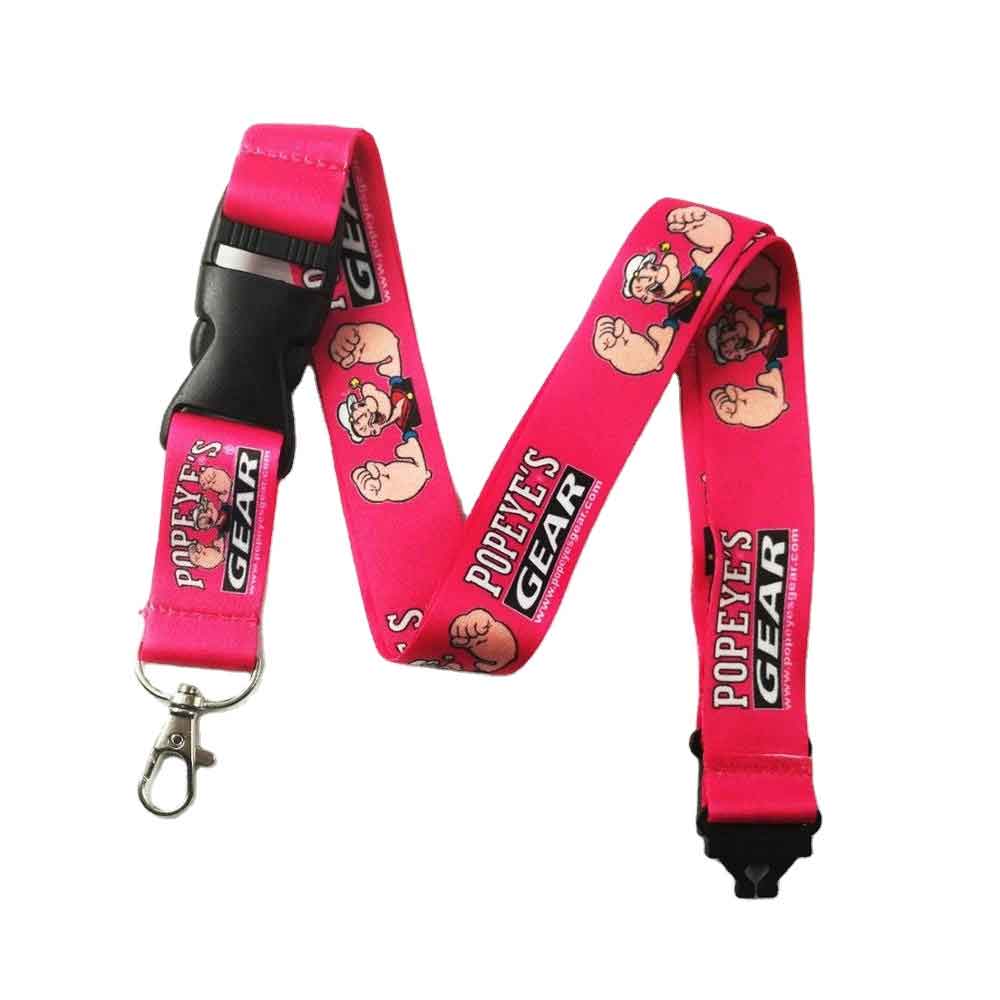 custom red lanyards